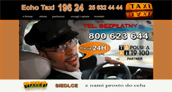 Desktop Screenshot of echo-taxi.com