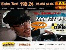 Tablet Screenshot of echo-taxi.com